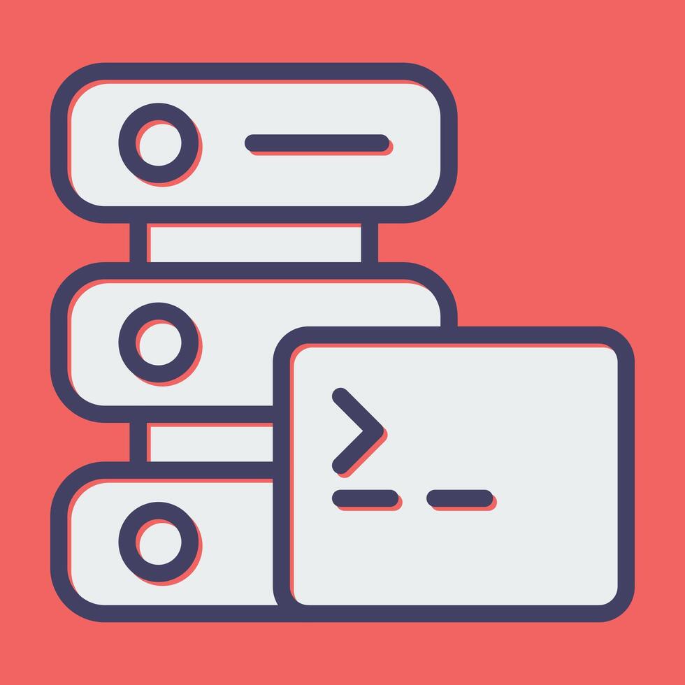 SSH Hosting Vector Icon