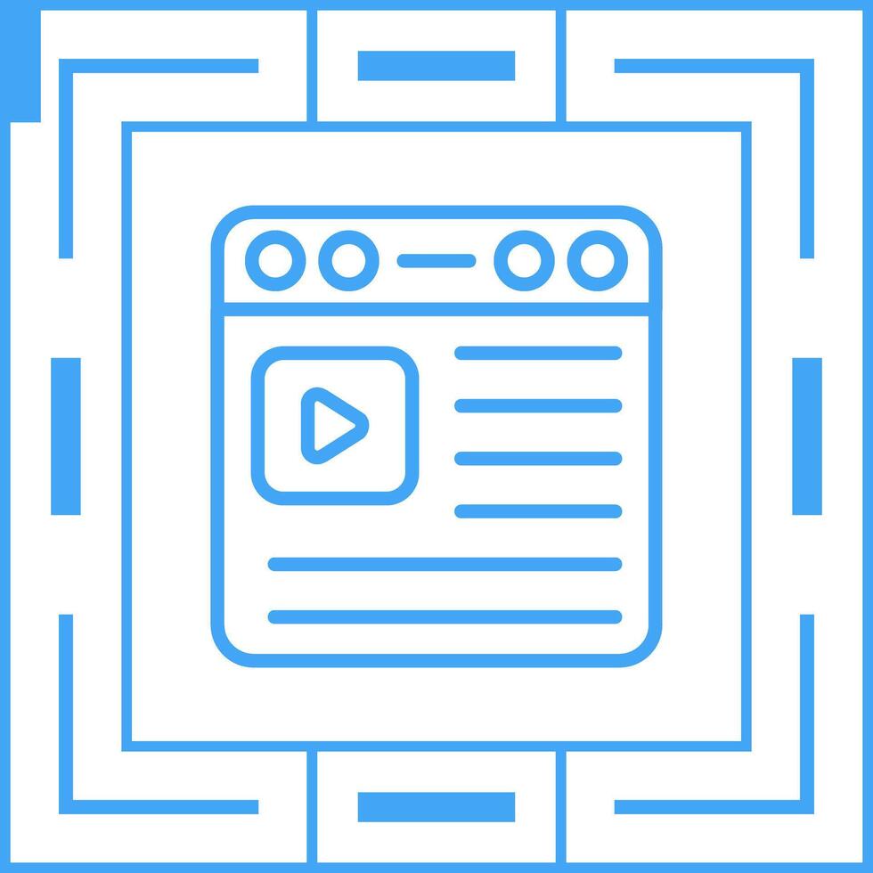 Video Vector Icon