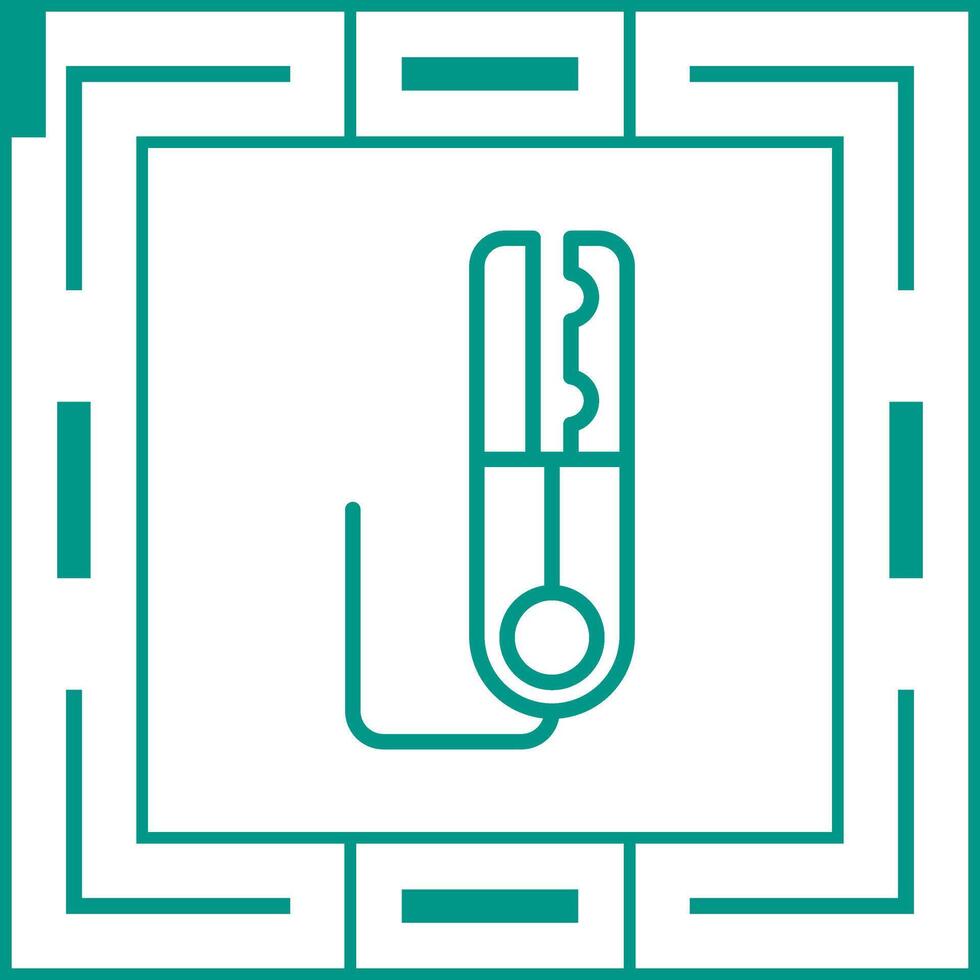 Grounding Clamp Vector Icon