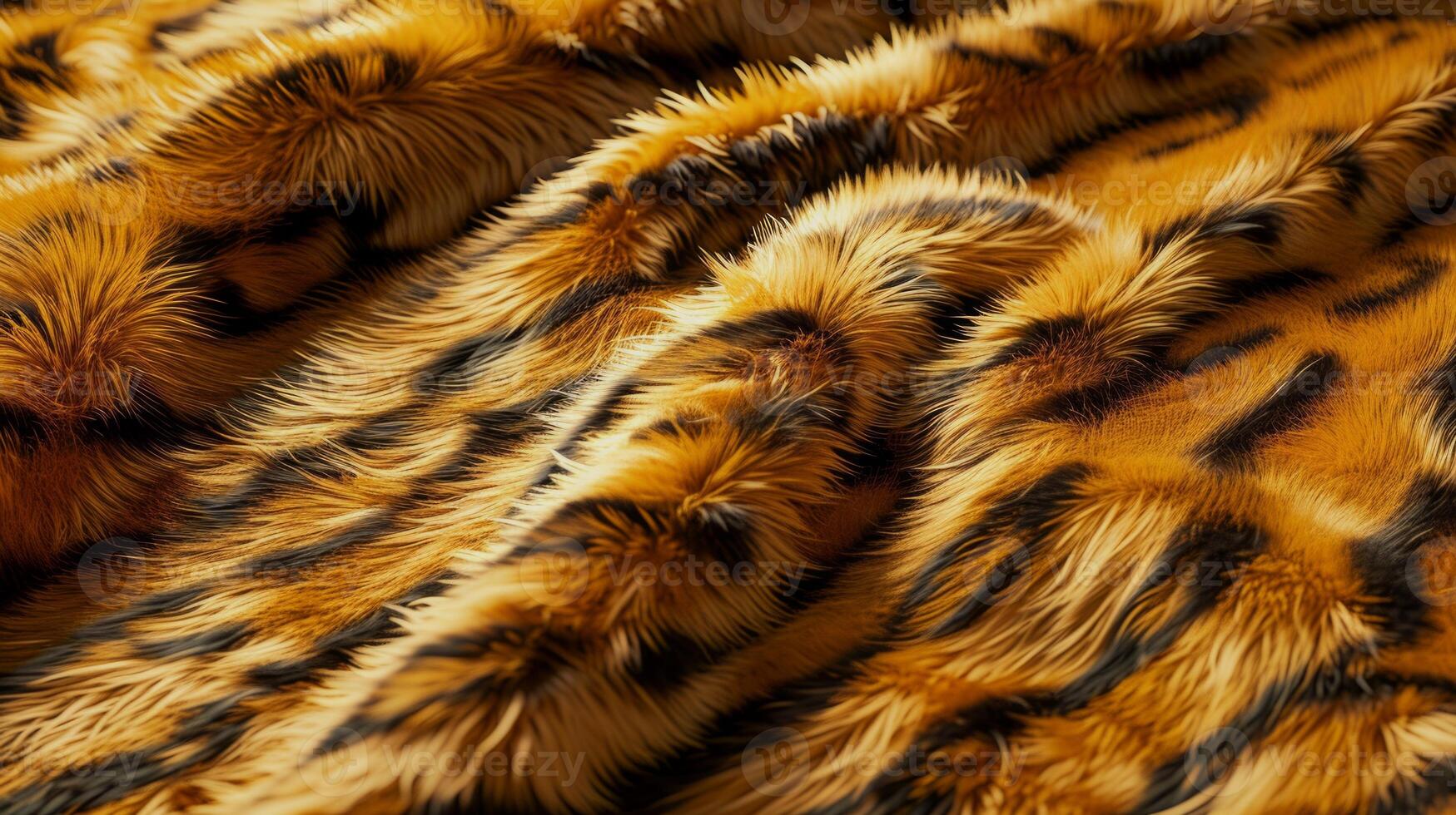 AI generated Trendy leopard fur texture. Golden fur and black spots. Natural animal furry background. Concept is Softness, Comfort and Luxury. Can be used as Backdrop, Fashion, Textile, Interior photo