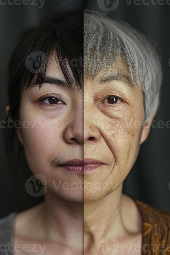 AI generated The Beauty of Aging Created With Generative AI Technology photo