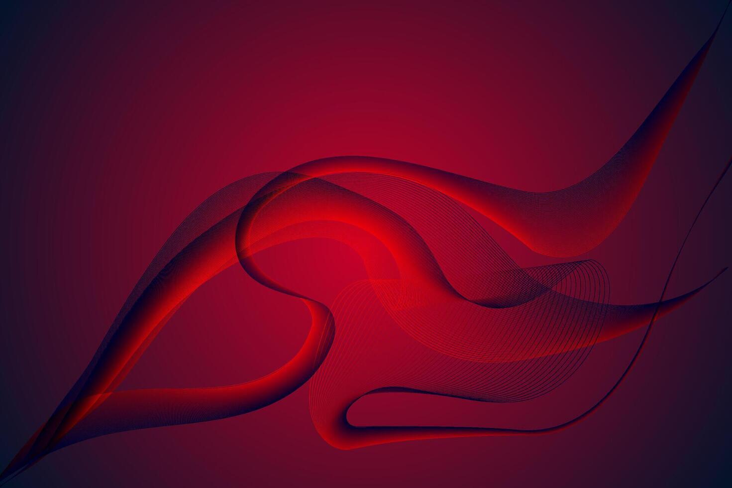 resumen rojo y negro ola fondo, resumen rojo antecedentes con olas resumen rojo seda fondo, resumen 3d olas línea rojo color antecedentes para bandera y fondo de pantalla, vector