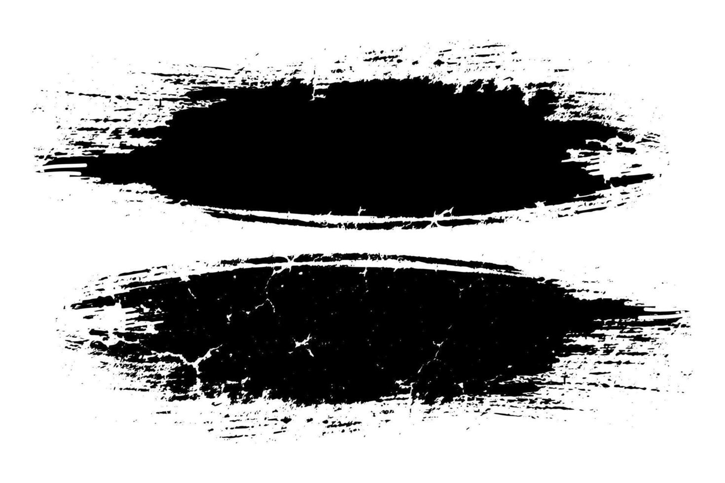 Black ink stroke brush on white background, A bundle of brush stroke on white background, Brush stroke scratch set black and white color,.A Black and white brush stroke on a white background, vintage vector