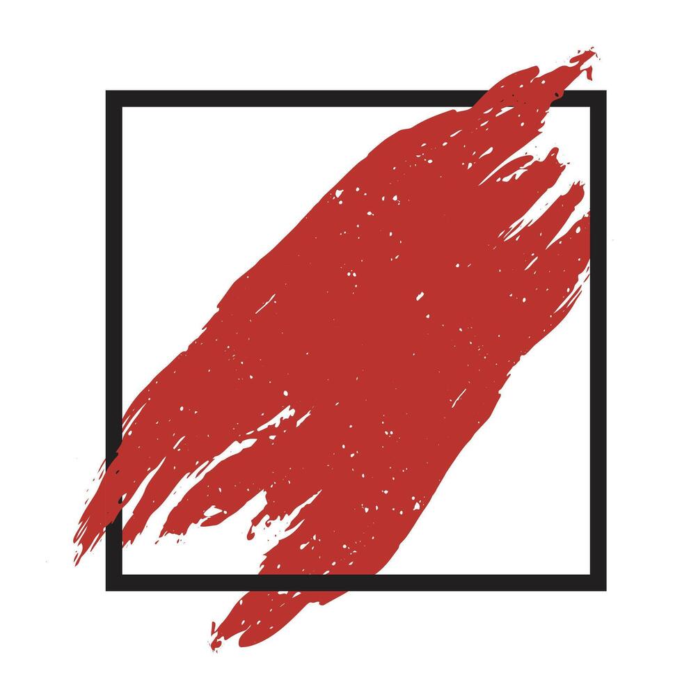red paint splash stroke frame border black red color,     a black square frame with red color brush stroke frame design, vector