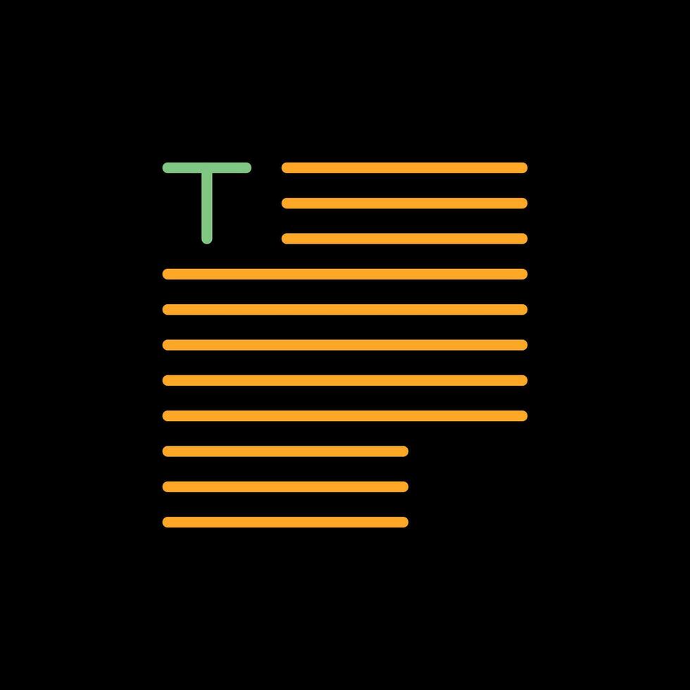 Typography Vector Icon