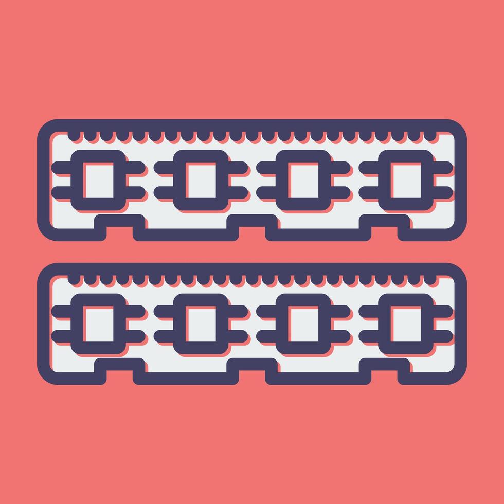 Ram Memory Vector Icon