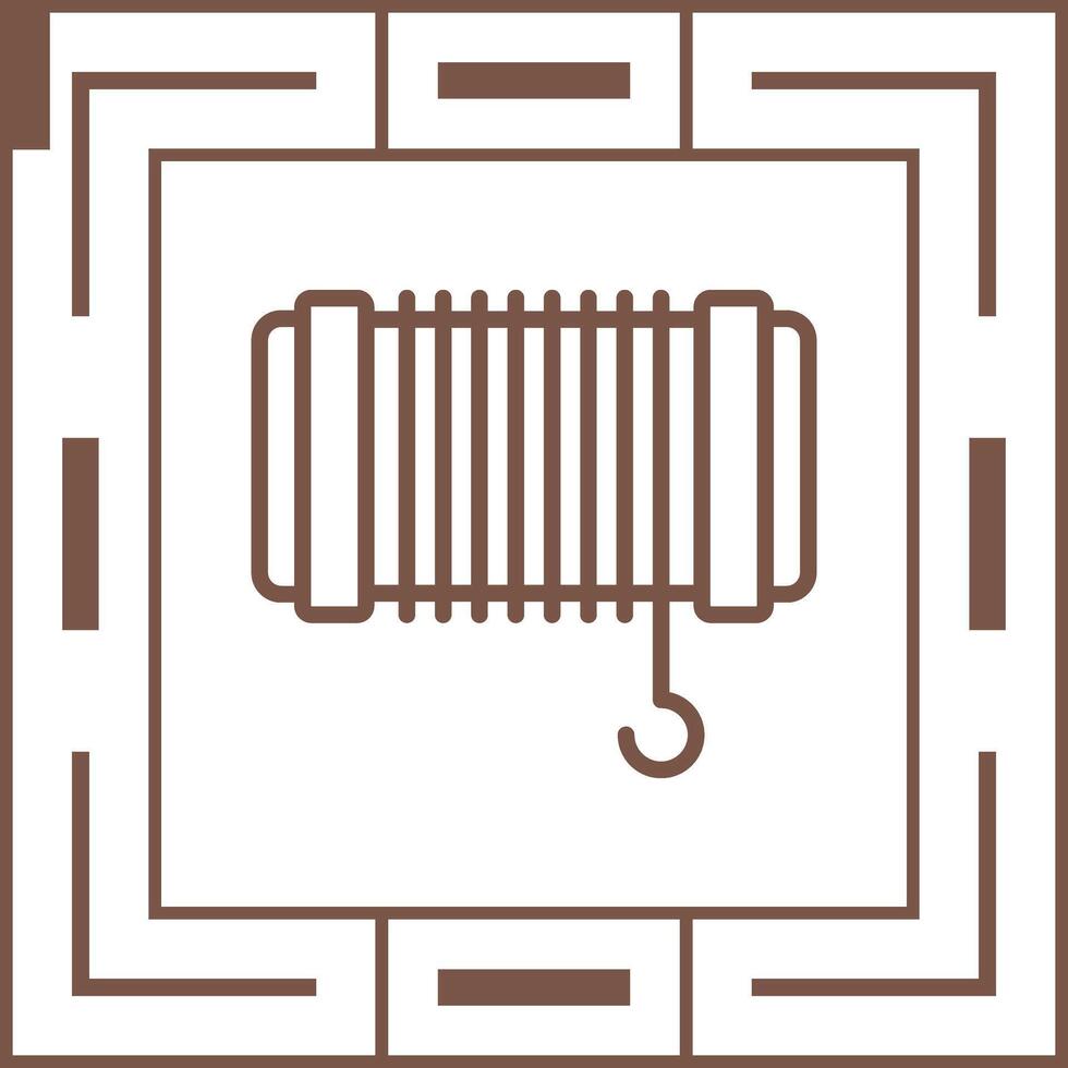 Cable Pulling Rope Vector Icon