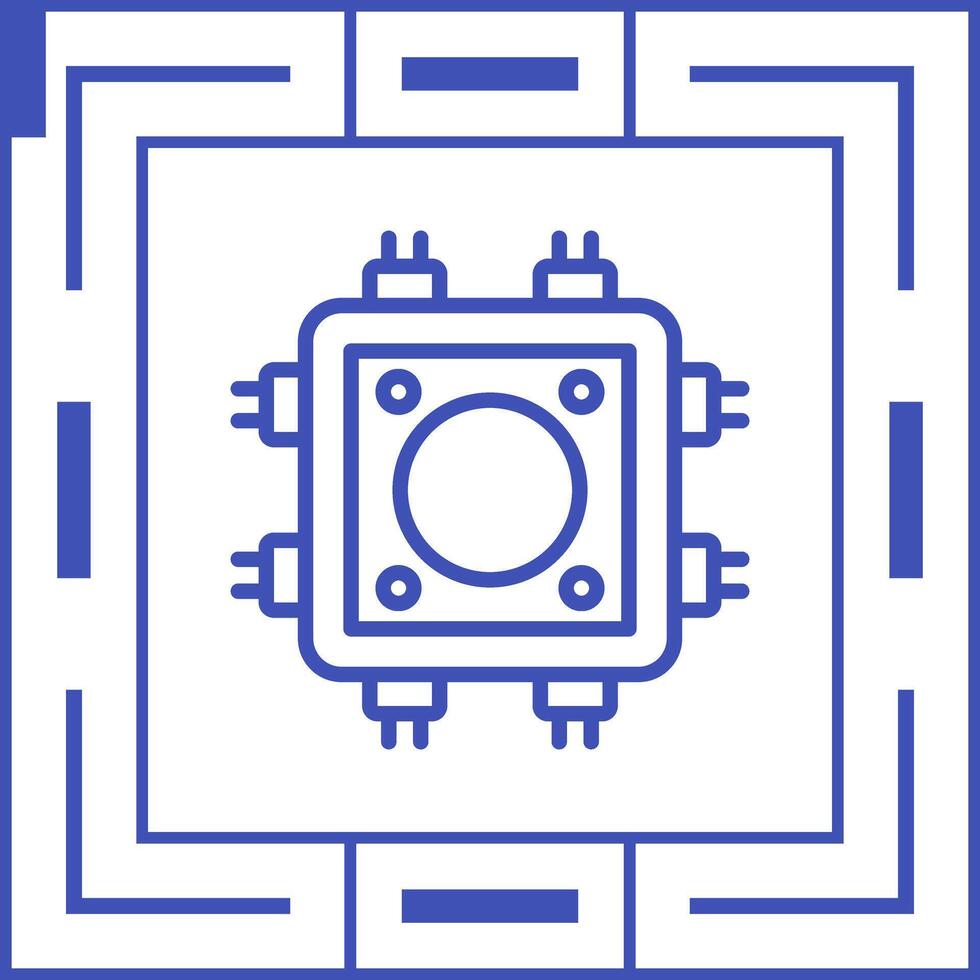 cable glándula vector icono