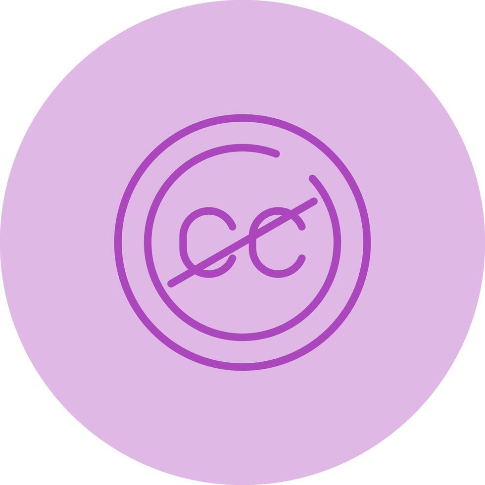 Closed Captions Circle Vector Icon