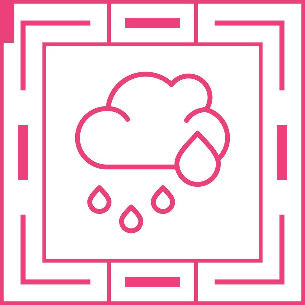 icono de vector de nube