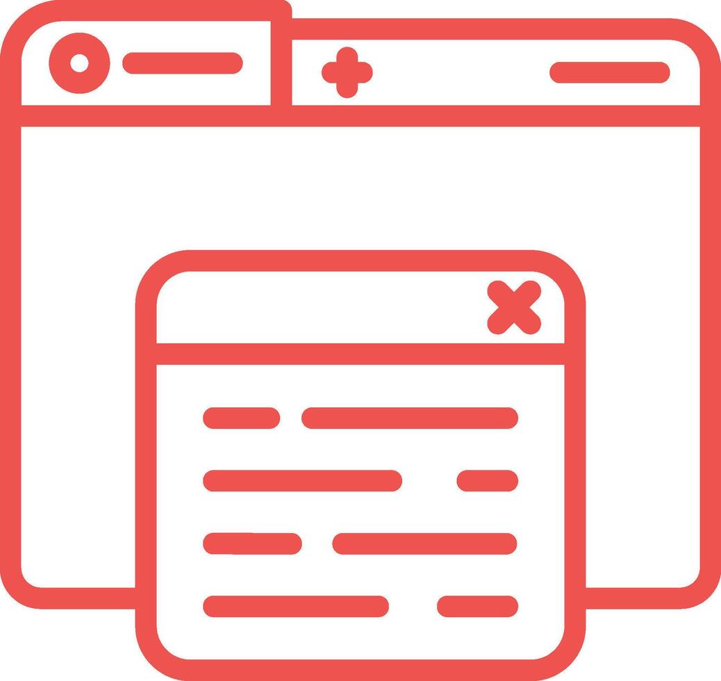 Pop Up Vector Icon
