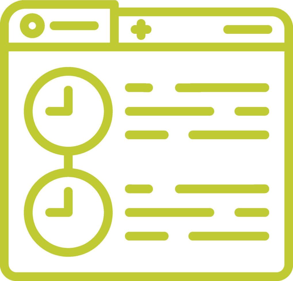 Timeline Vector Icon