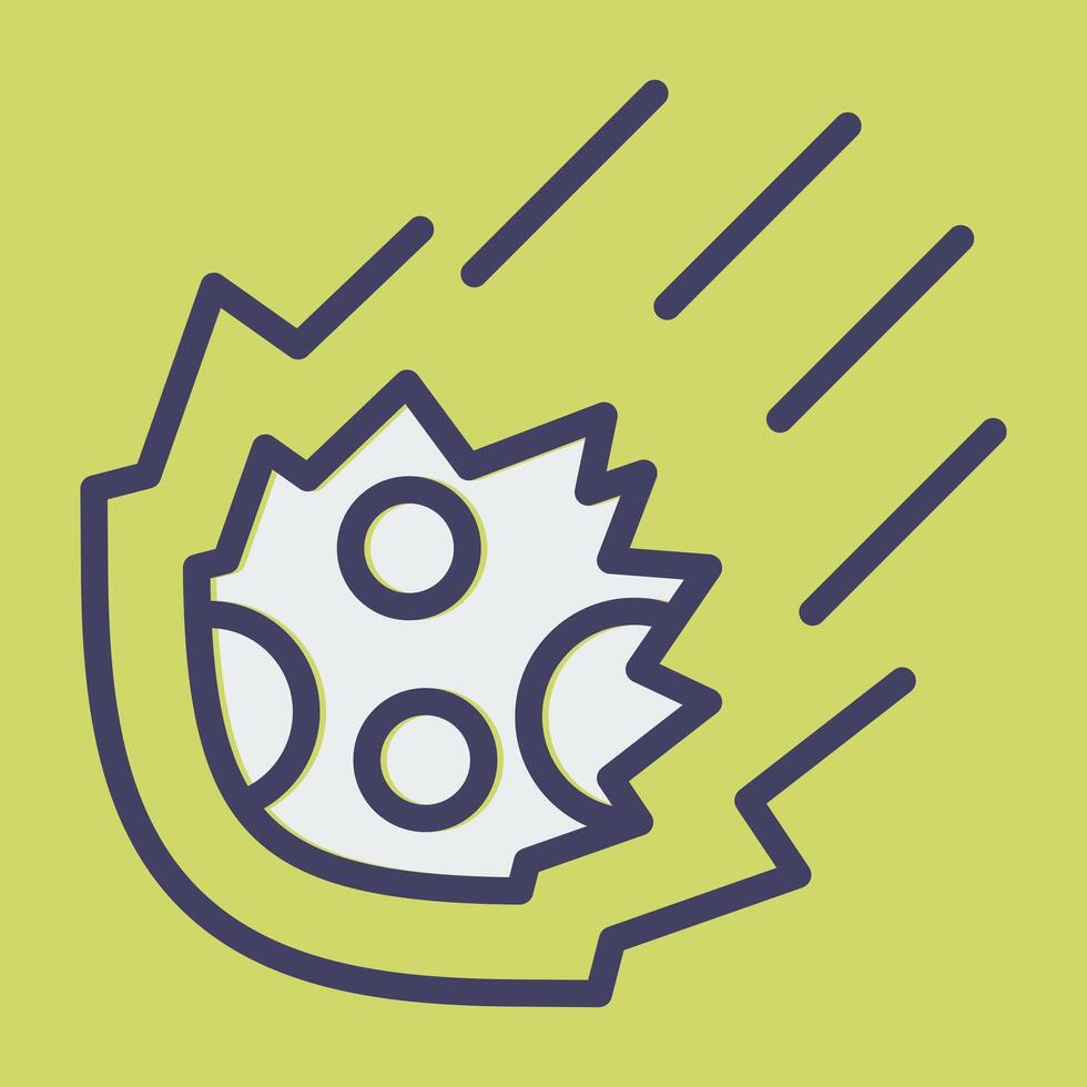 Meteor Vector Icon