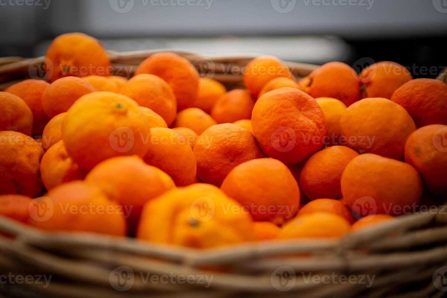 Basket Of Oranges photo