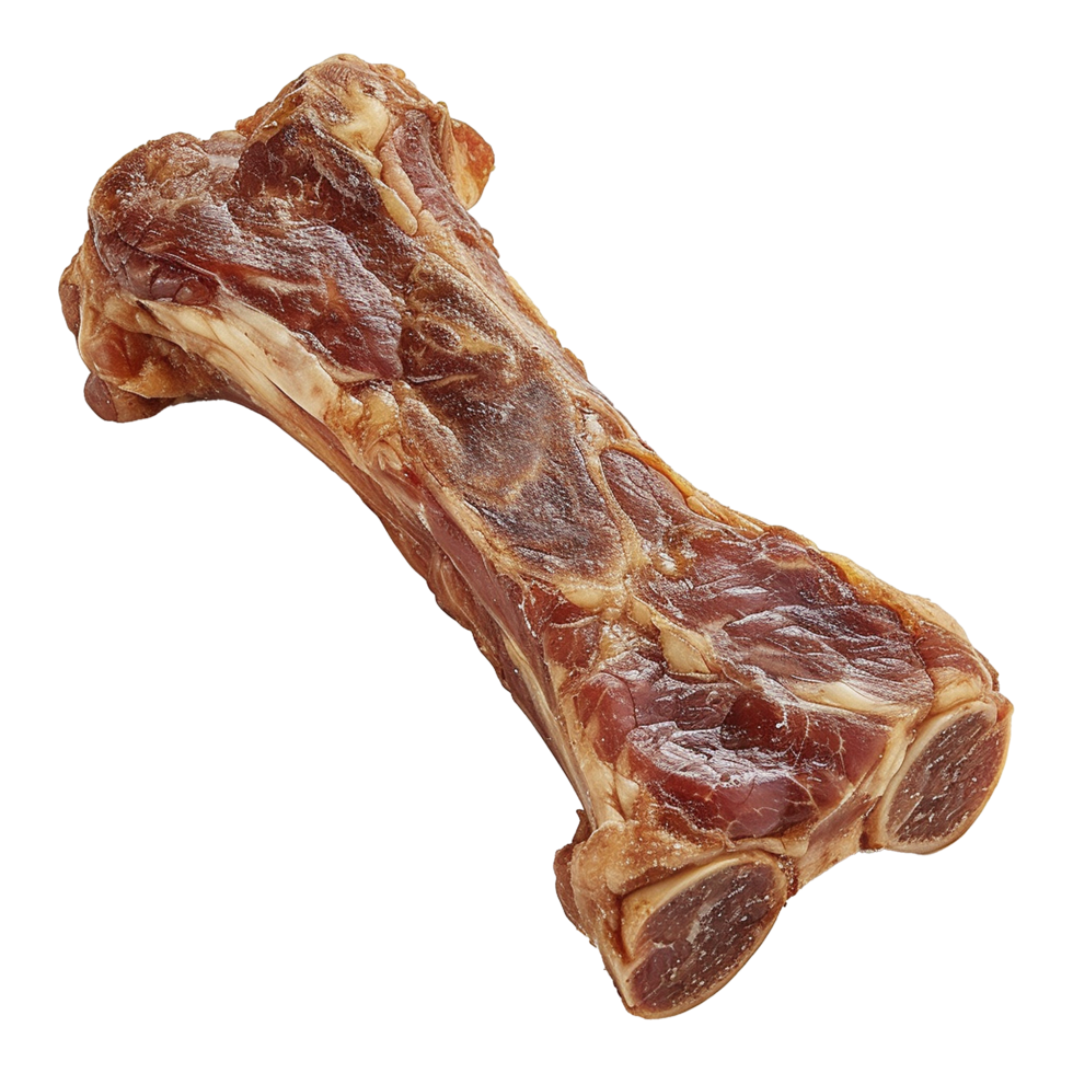 AI generated Beef dog bone isolated on transparent background png