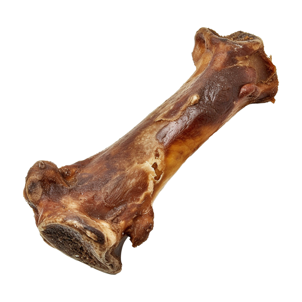 AI generated Beef dog bone isolated on transparent background png