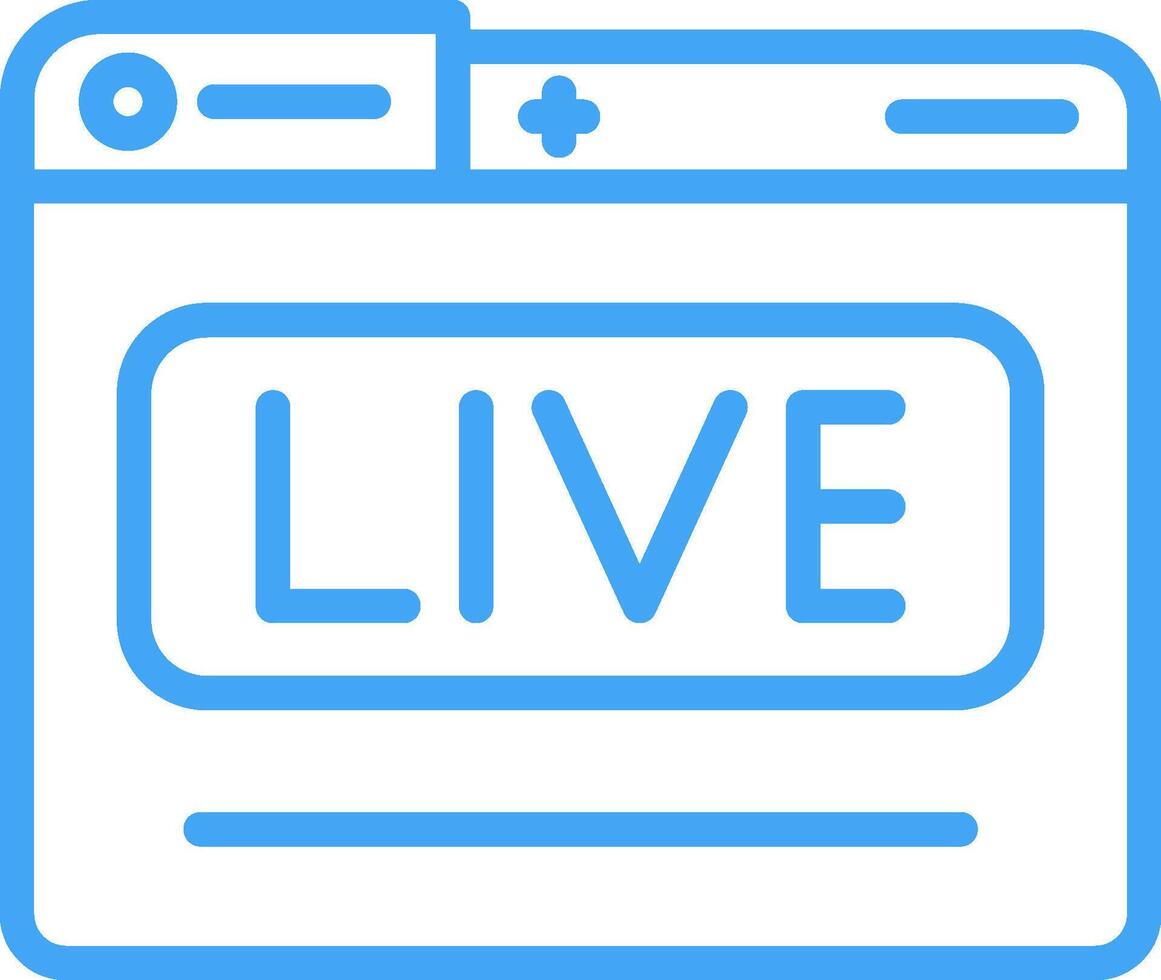 Live Stream Vector Icon