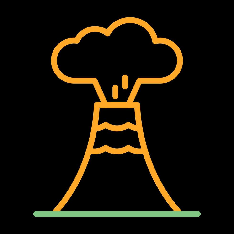 Volcano Vector Icon