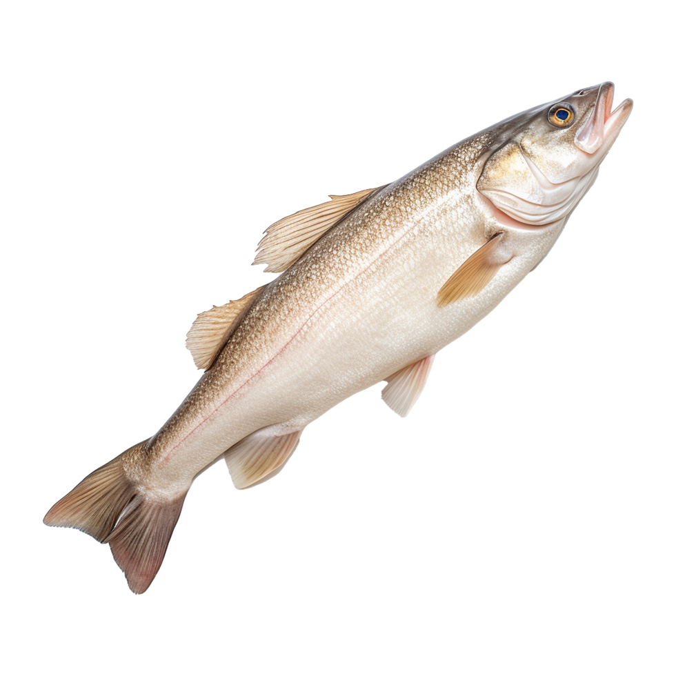 AI generated Hake isolated on transparent background png
