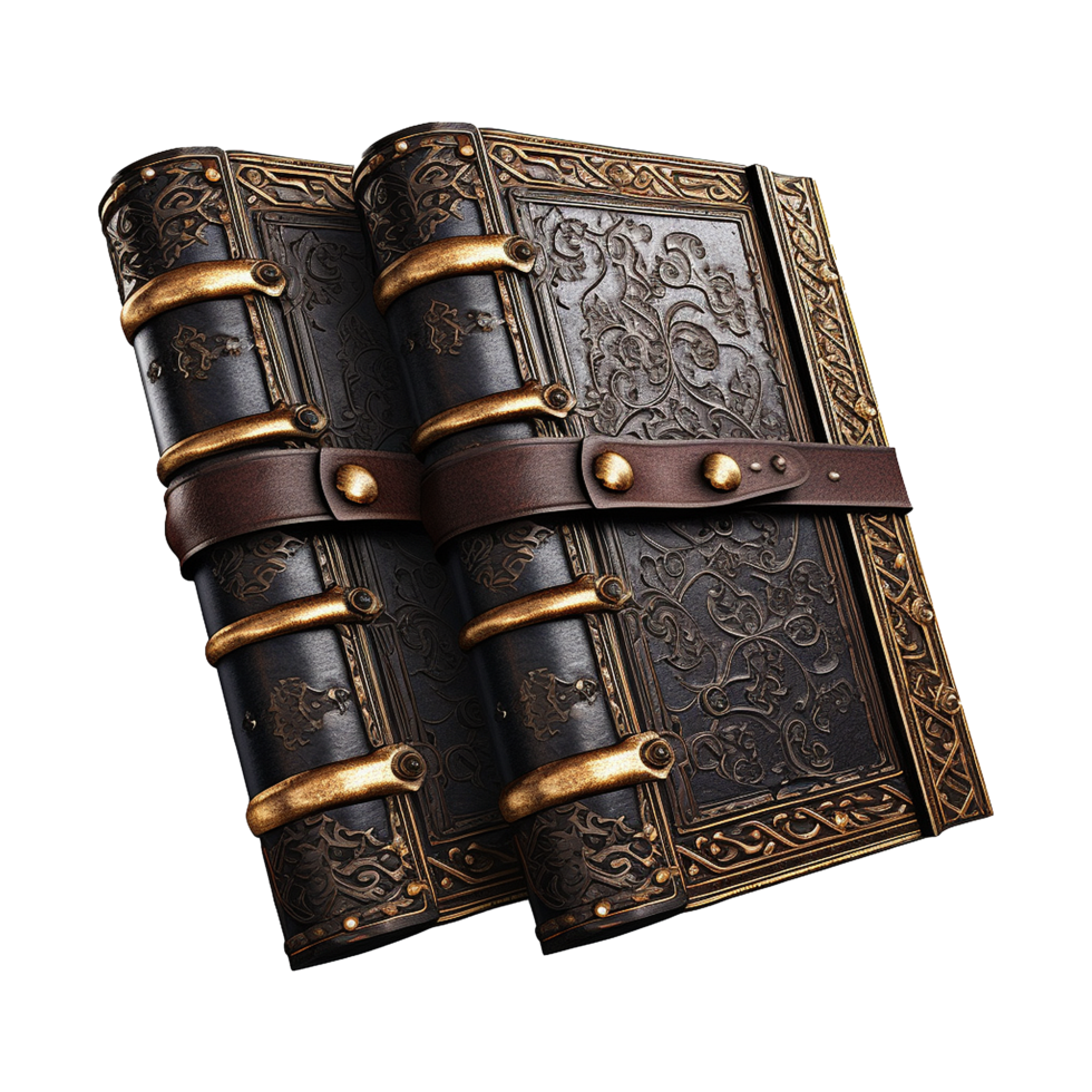 AI generated Magic book isolated on transparent background png