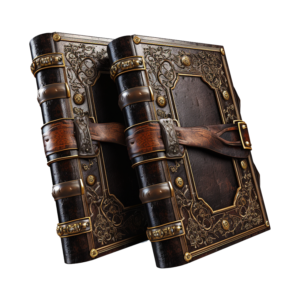 AI generated Magic book isolated on transparent background png