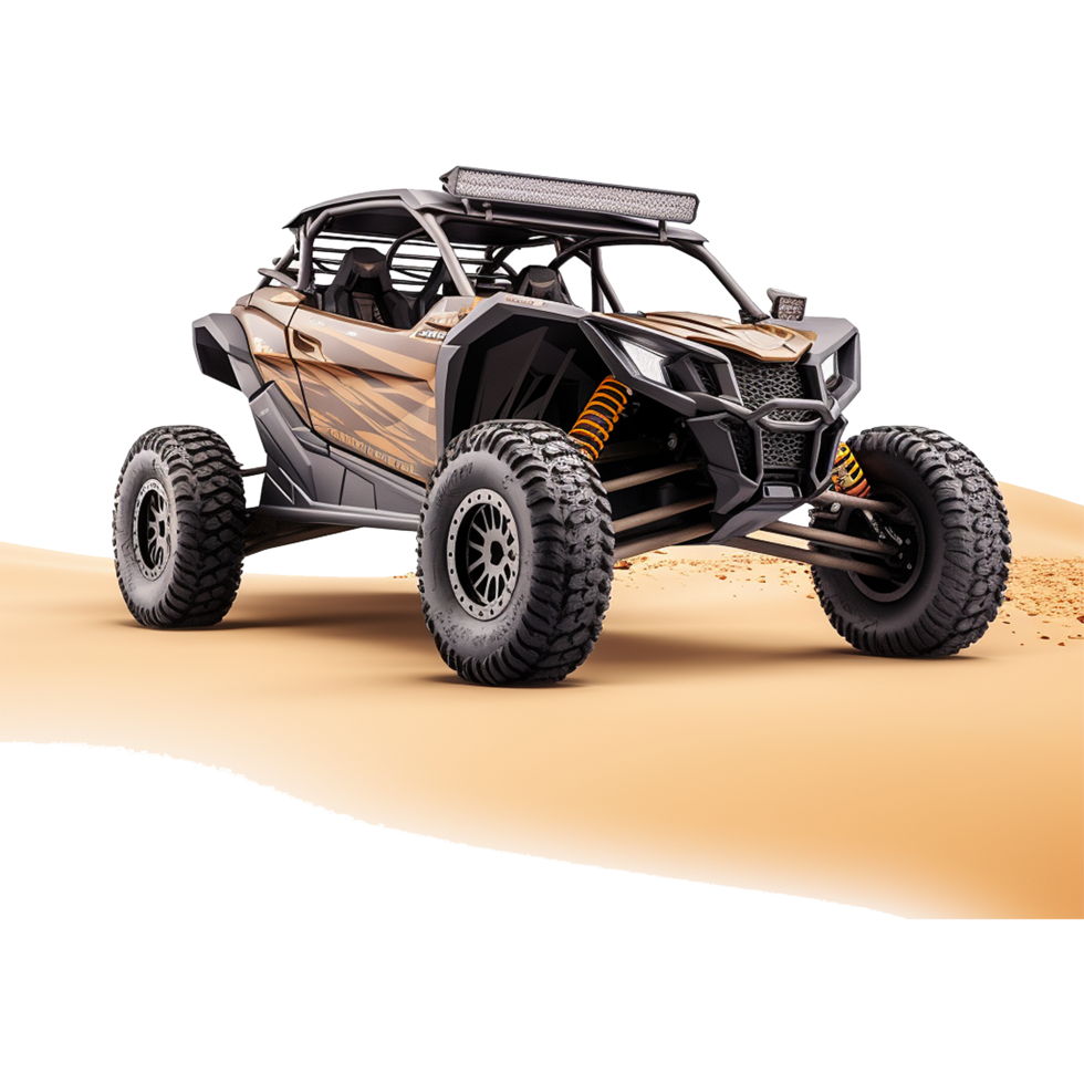 AI generated Desert buggy car isolated on transparent background png