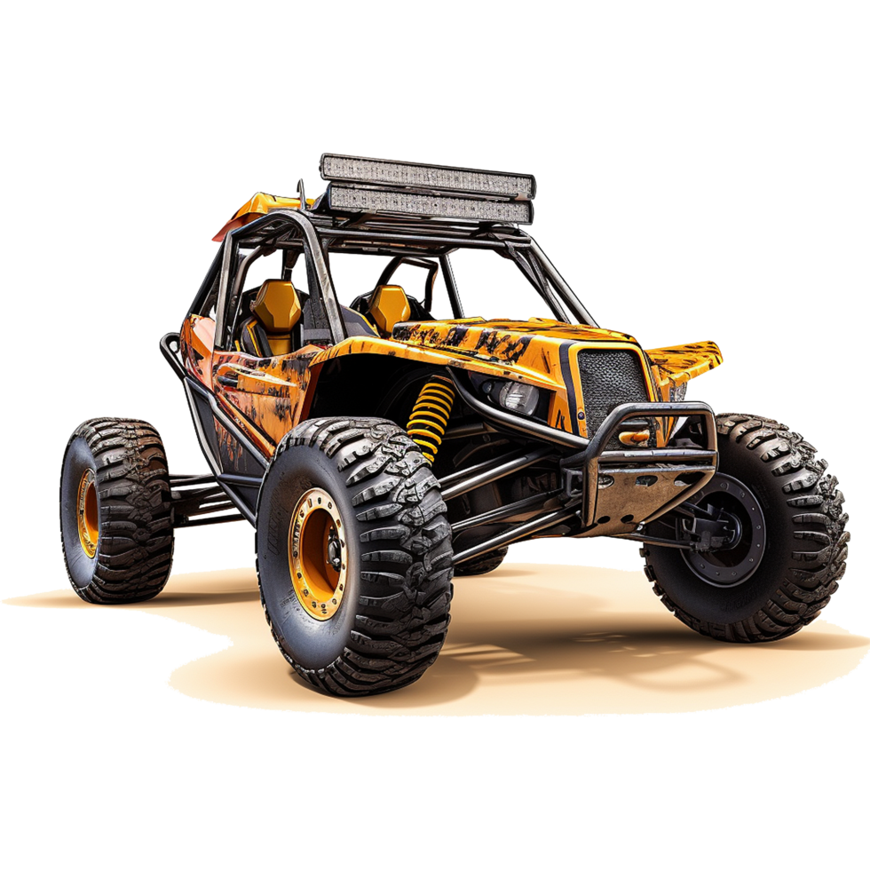 ai gerado deserto buggy carro isolado em transparente fundo png