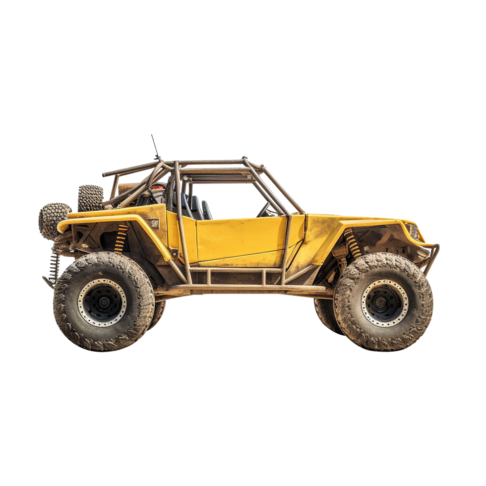 ai gerado deserto buggy carro isolado em transparente fundo png