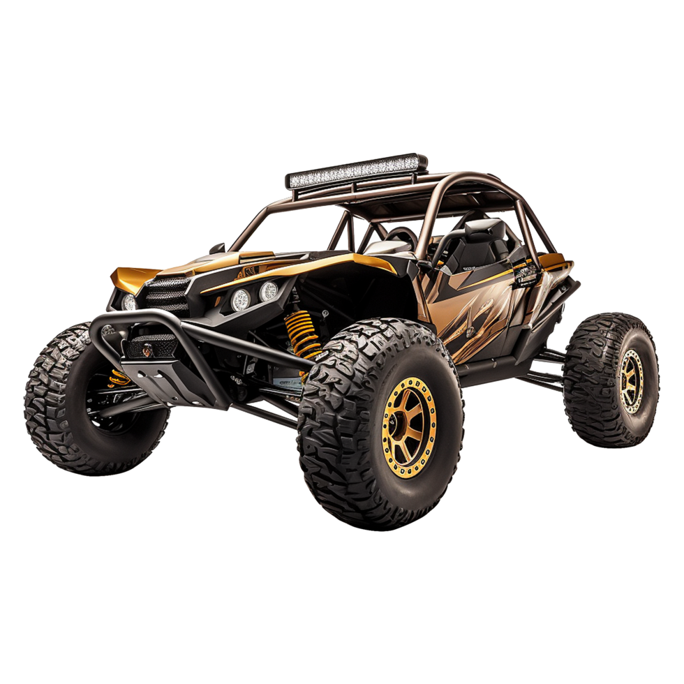 AI generated Desert buggy car isolated on transparent background png