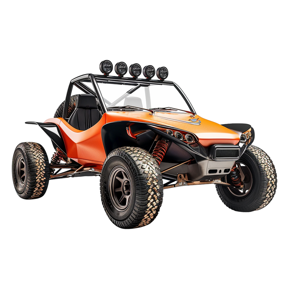 AI generated Desert buggy car isolated on transparent background png