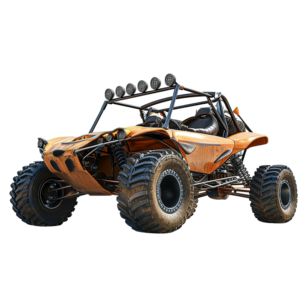 AI generated Desert buggy car isolated on transparent background png