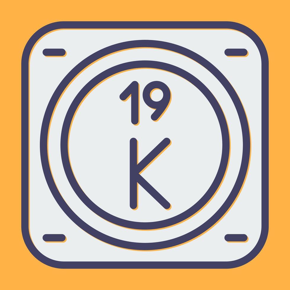 Potassium Vector Icon