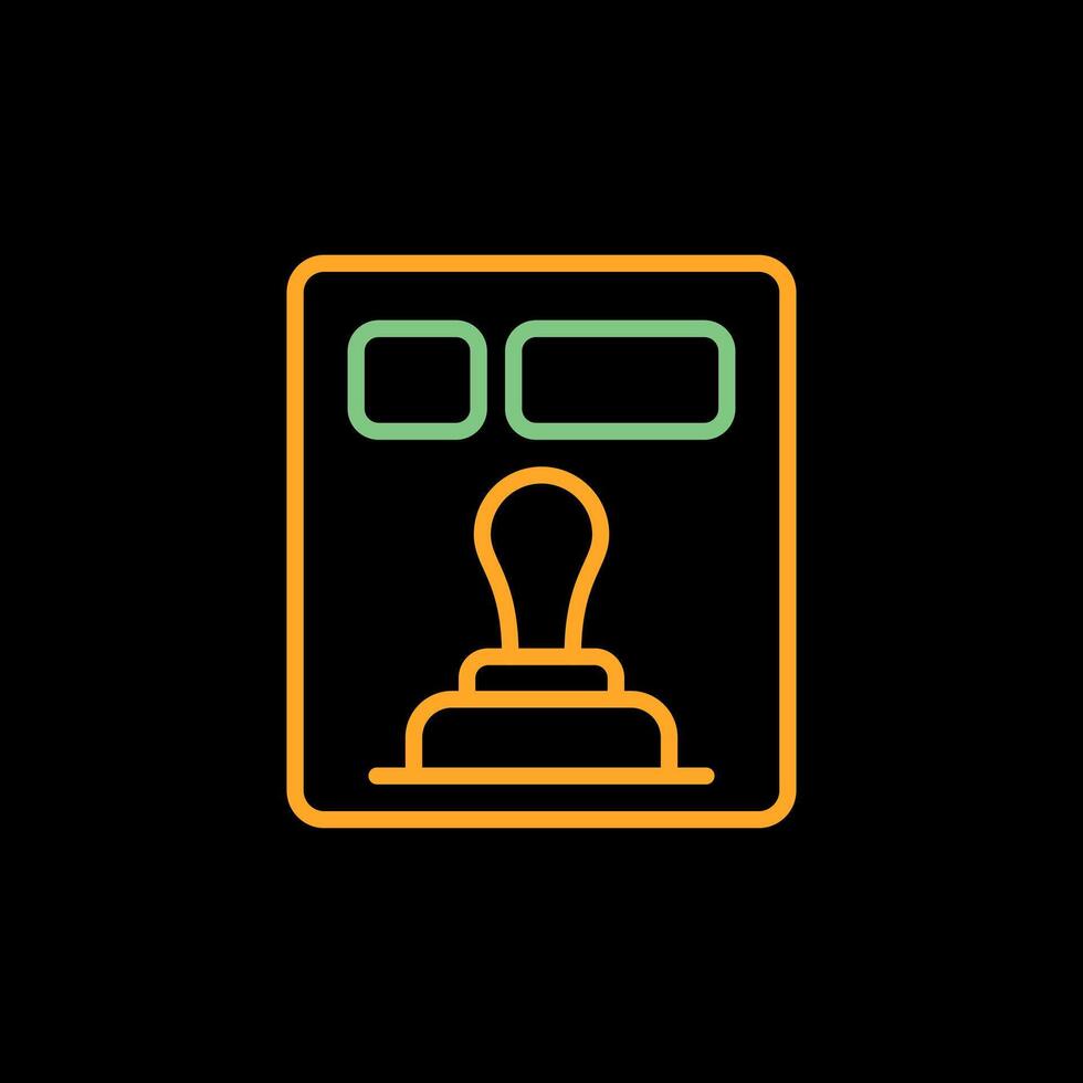 Stamp Tool Vector Icon