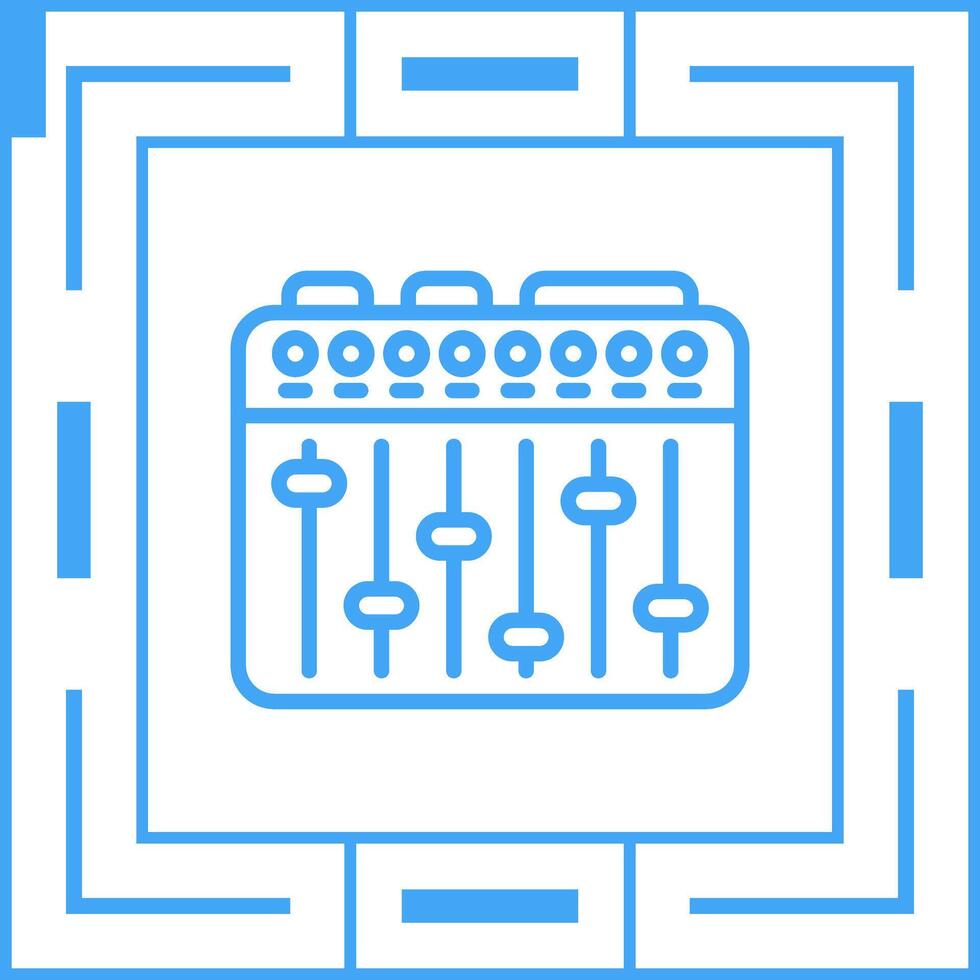 Sound Mixer Vector Icon
