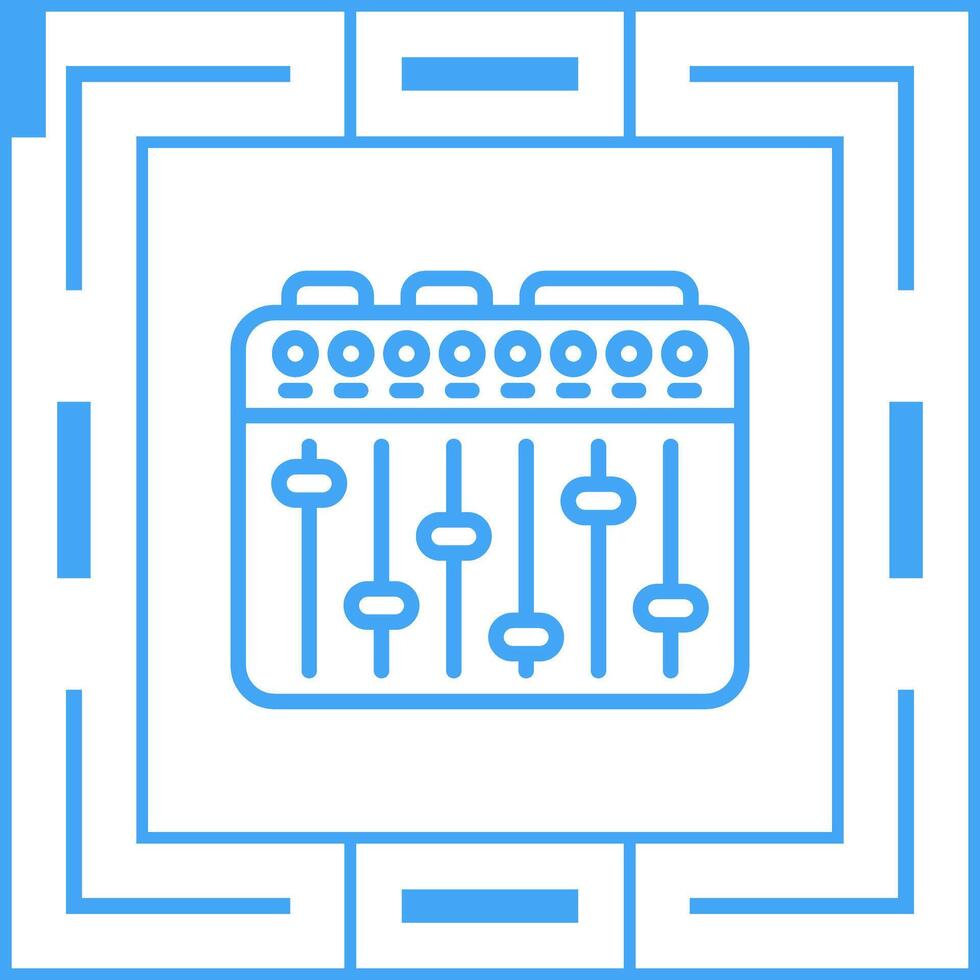 Sound Mixer Vector Icon