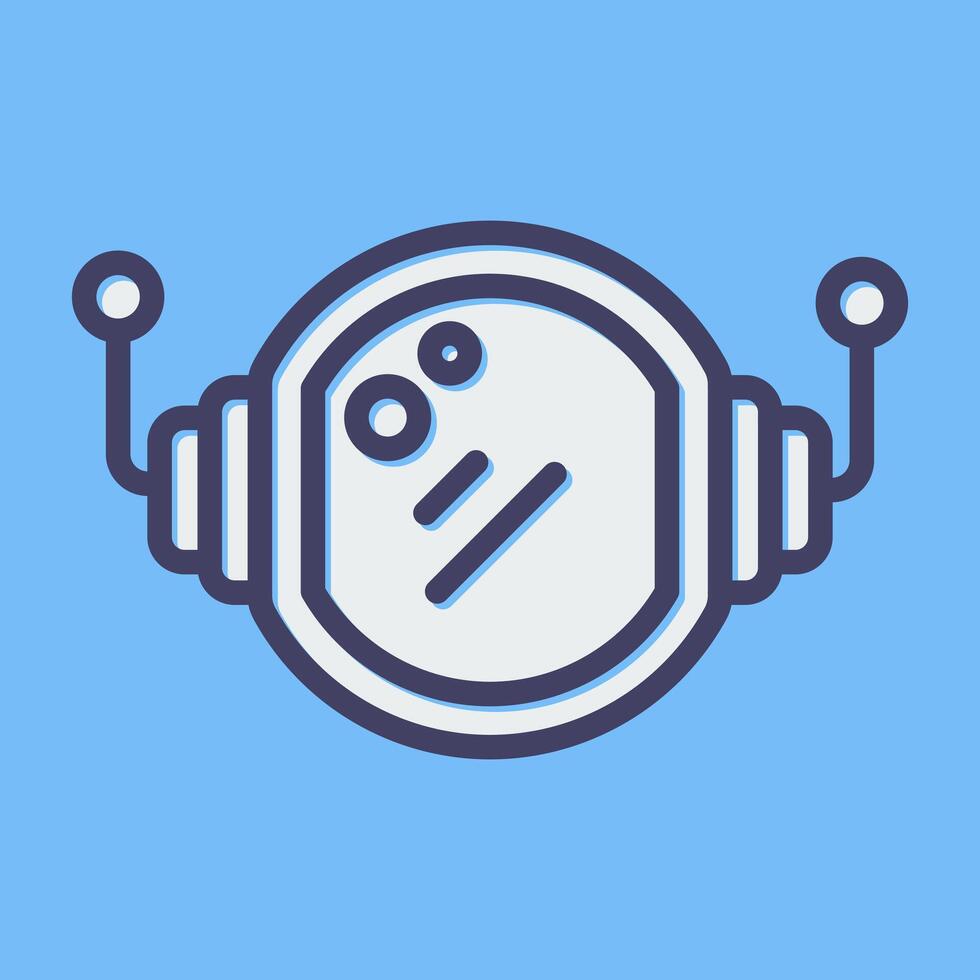 Astronaut Helmet Vector Icon