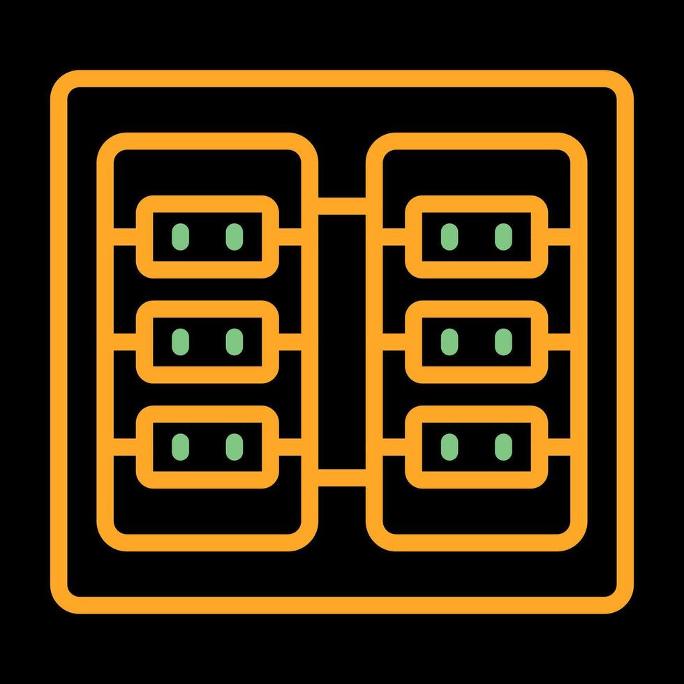 Server Room Vector Icon