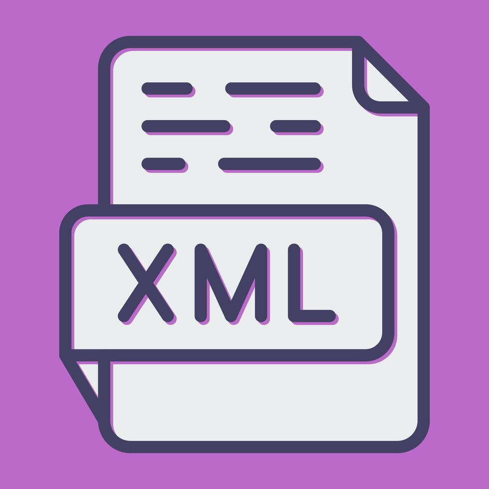 XML Vector Icon