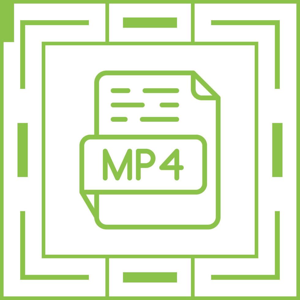 MP4 Vector Icon