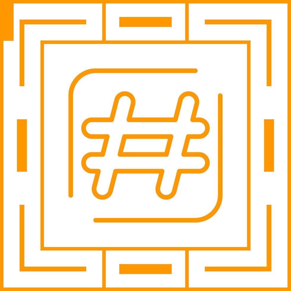 Hashtag Vector Icon