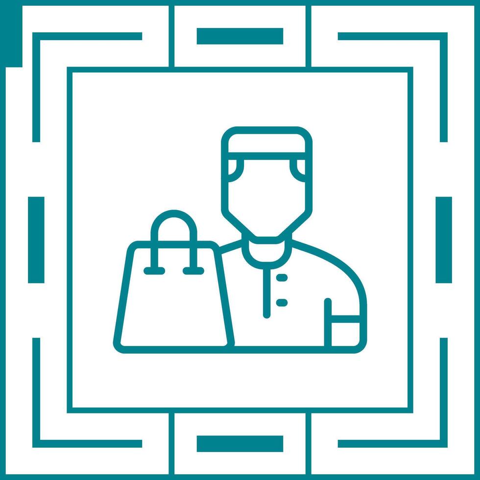 User Shopping Vector Icon