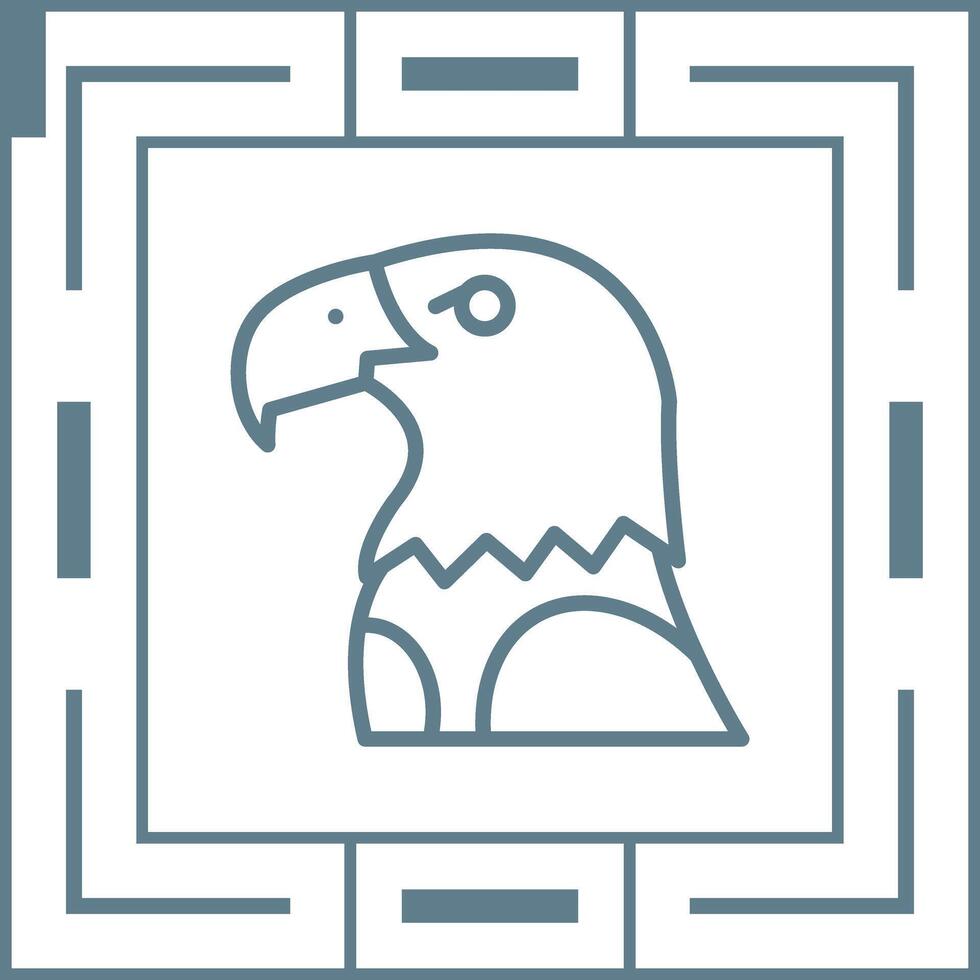 icono de vector de águila