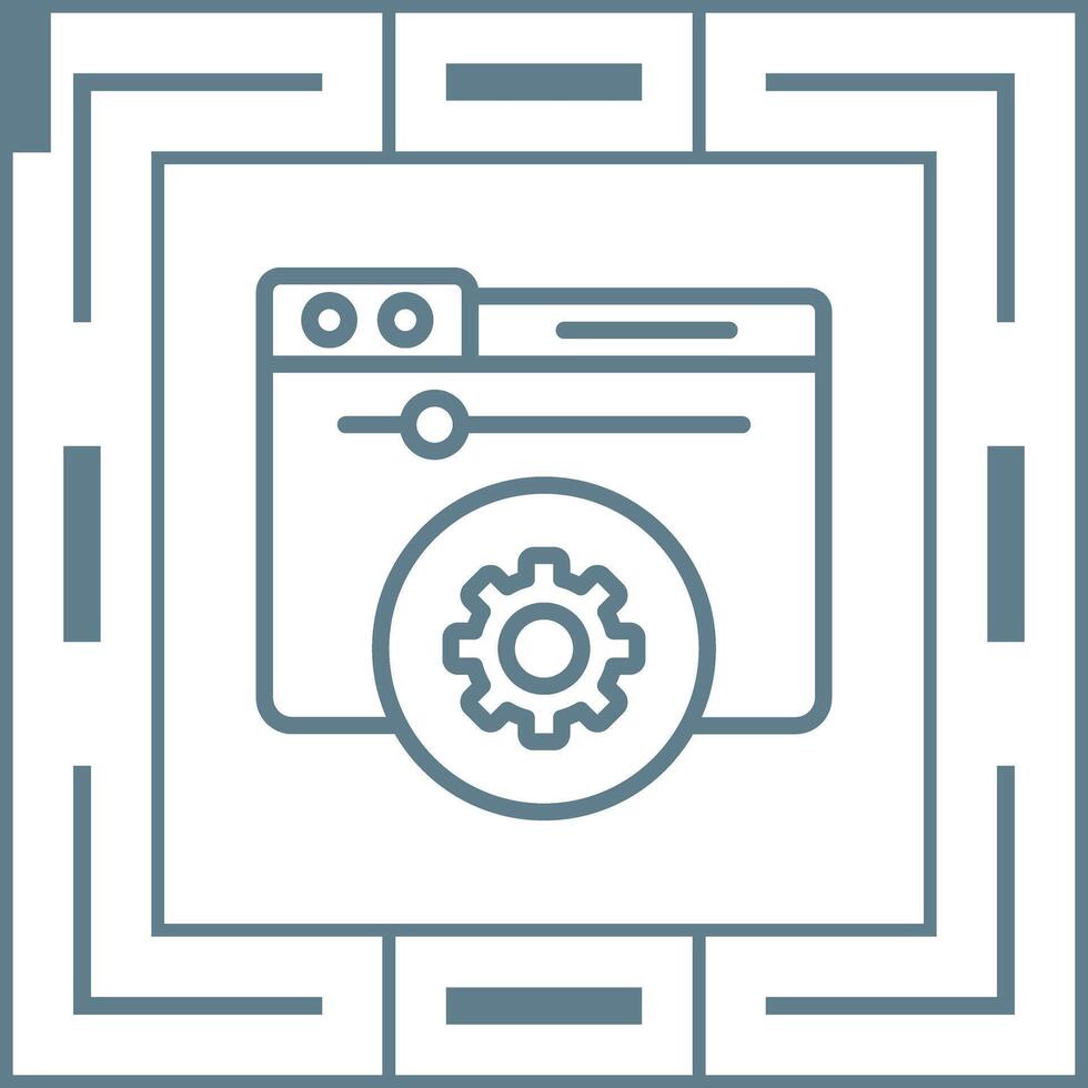 Hosting Control Panel Vector Icon