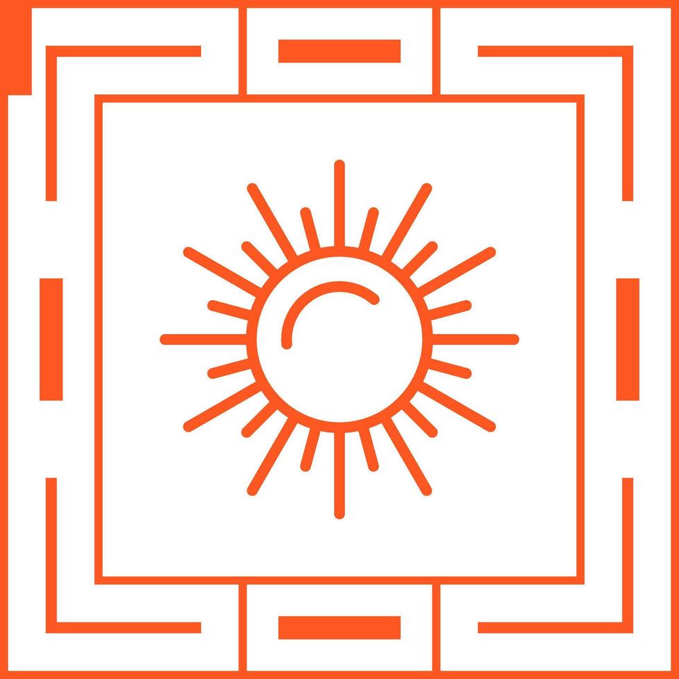 Sun Vector Icon