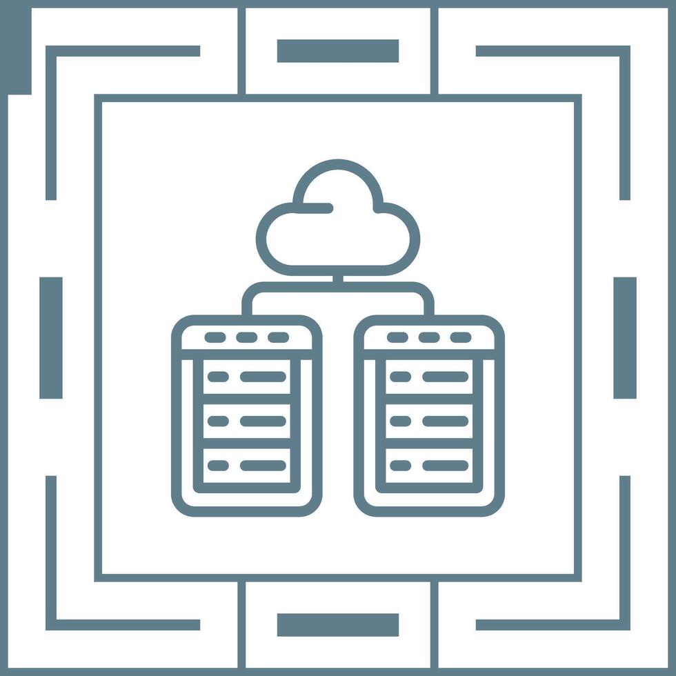 Data Center Vector Icon