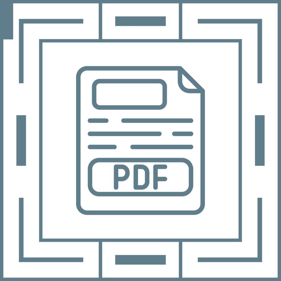 icono de vector de pdf