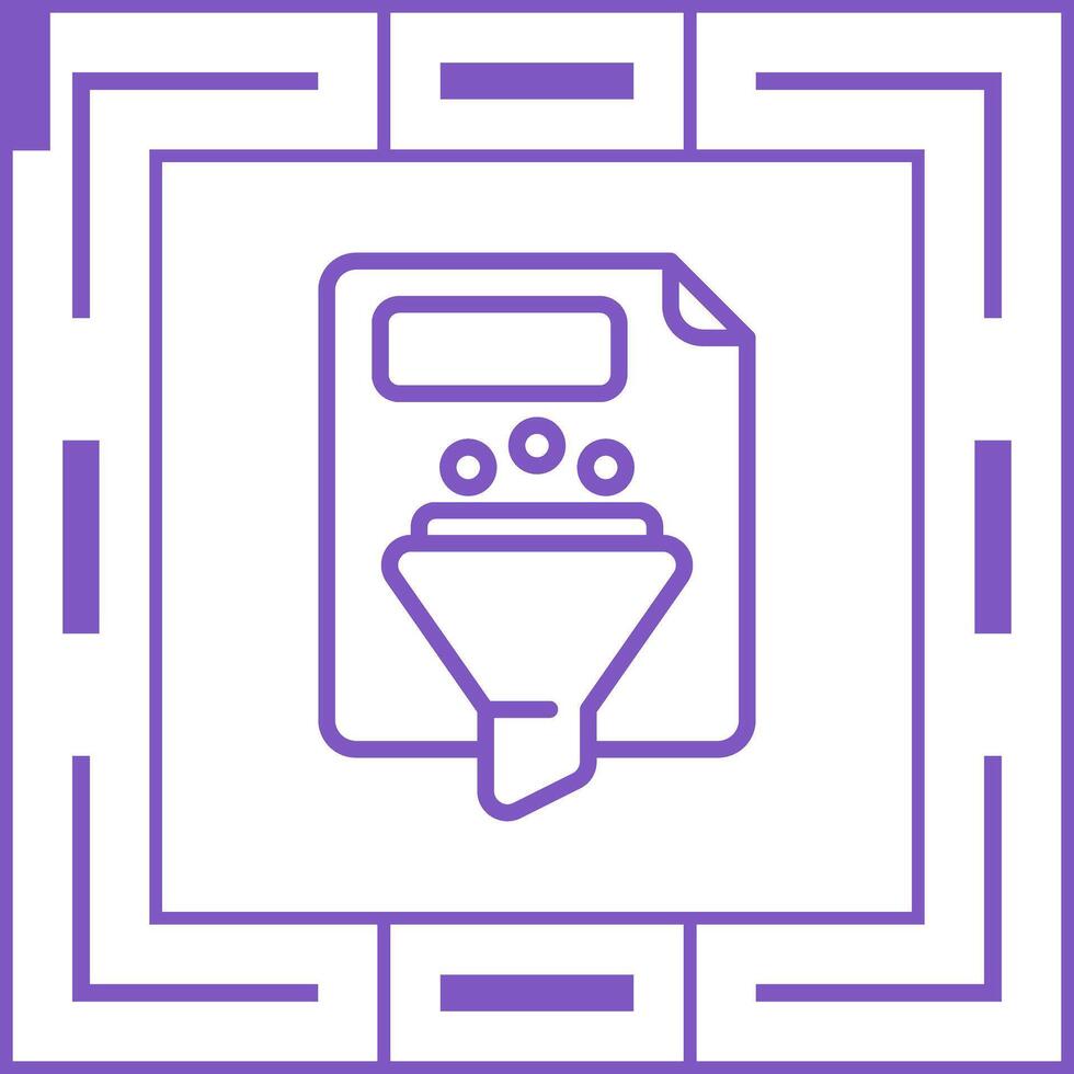 Filtering Vector Icon