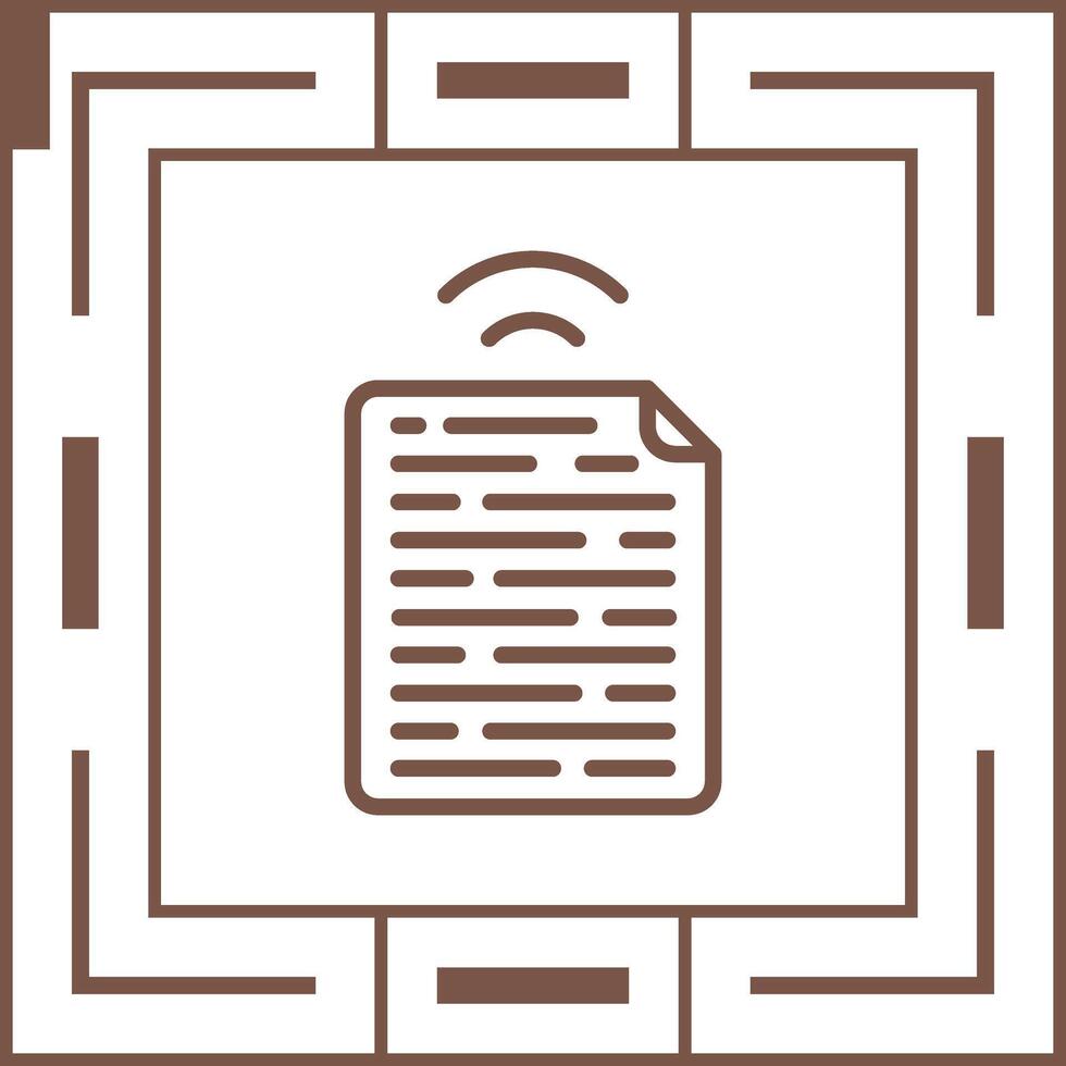 icono de vector de documento