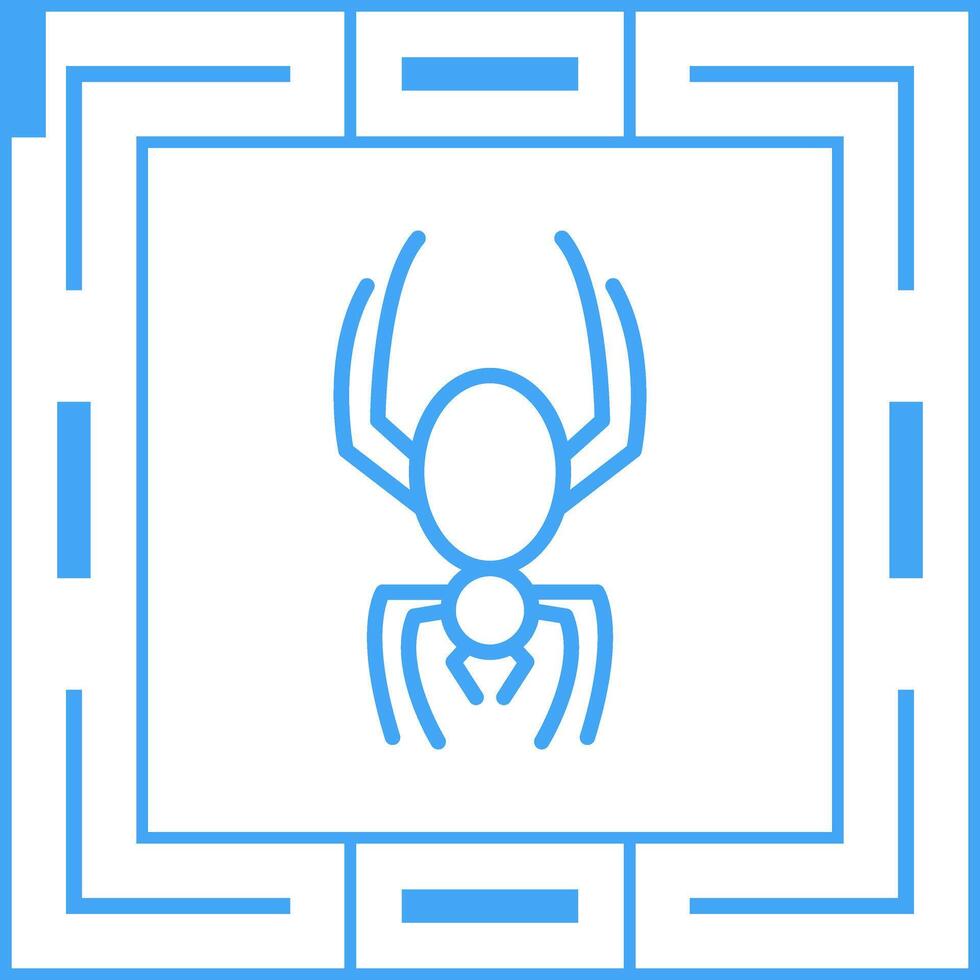 icono de vector de araña