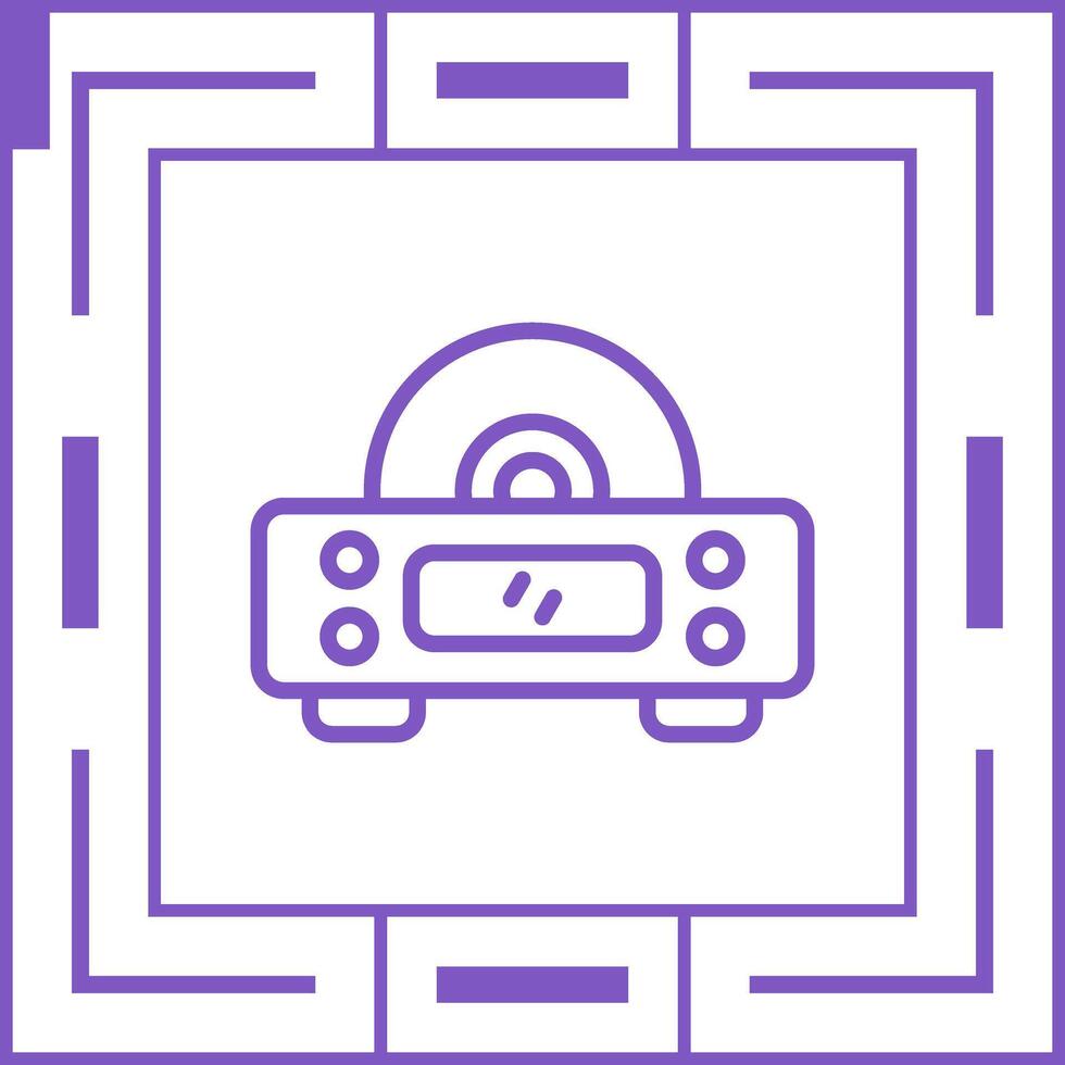 Cd Player Vector Icon